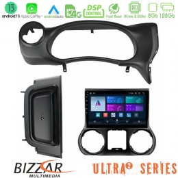 Bizzar Ultra Series Jeep Wrangler 2014-2017 8core Android13 8+128gb Navigation Multimedia Tablet 9 u-ul2-Jp0788