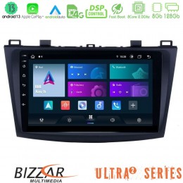 Bizzar Ultra Series Mazda 3 2009-2014 8core Android13 8+128gb Navigation Multimedia Tablet 9 u-ul2-Mz0228