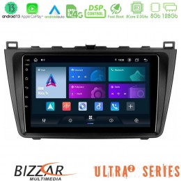 Bizzar Ultra Series Mazda 6 2008-2012 8core Android13 8+128gb Navigation Multimedia Tablet 9 u-ul2-Mz0233