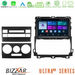 Bizzar Ultra Series Toyota Land Cruiser J120 2002-2009 8core Android13 8+128gb Navigation Multimedia Tablet 9 u-ul2-Ty0451