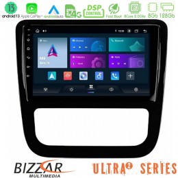 Bizzar Ultra Series vw Scirocco 2008-2014 8core Android13 8+128gb Navigation Multimedia Tablet 9 (Μαύρο Γυαλιστερό) u-ul2-Vw0057bl