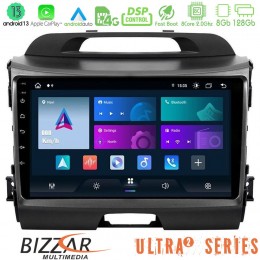 Bizzar Ultra Series kia Sportage 8core Android13 8+128gb Navigation Multimedia Tablet 9 u-ul2-Ki0034