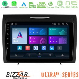 Bizzar Ultra Series Mercedes slk Class 8core Android13 8+128gb Navigation Multimedia Tablet 9 u-ul2-Mb0804