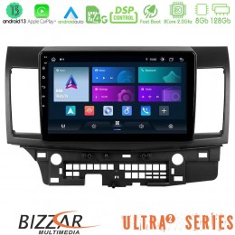Bizzar Ultra Series Mitsubishi Lancer 2008 – 2015 8core Android13 8+128gb Navigation Multimedia Tablet 10 u-ul2-Mt232