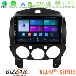 Bizzar Ultra Series Mazda 2 2008-2014 8core Android13 8+128gb Navigation Multimedia Tablet 9 u-ul2-Mz0667