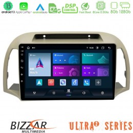 Bizzar Ultra Series Nissan Micra k12 2002-2010 8core Android13 8+128gb Navigation Multimedia Tablet 9 u-ul2-Ns0012