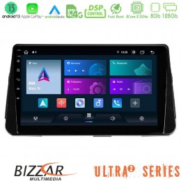 Bizzar Ultra Series Nissan Micra k14 8core Android13 8+128gb Navigation Multimedia Tablet 10 u-ul2-Ns0261