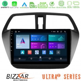 Bizzar Ultra Series Suzuki sx4 s-Cross 8core Android13 8+128gb Navigation Multimedia Tablet 9 u-ul2-Sz578
