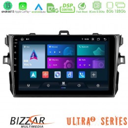 Bizzar Ultra Series Toyota Corolla 2007-2012 8core Android13 8+128gb Navigation Multimedia Tablet 9 u-ul2-Ty0502