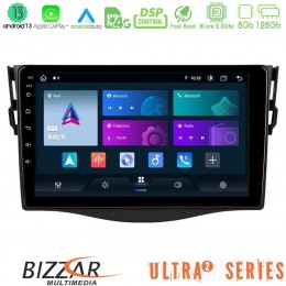 Bizzar Ultra Series Toyota Rav4 8core Android13 8+128gb Navigation Multimedia 9 u-ul2-Ty0530