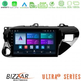 Bizzar Ultra Series Toyota Hilux 2017-2021 8core Android13 8+128gb Navigation Multimedia Tablet 10 u-ul2-Ty600