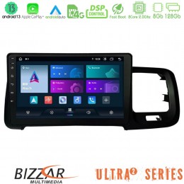 Bizzar Ultra Series Volvo s60 2010-2018 8core Android13 8+128gb Navigation Multimedia Tablet 9 u-ul2-Vl0467