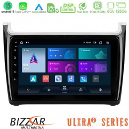 Bizzar Ultra Series vw Polo 8core Android13 8+128gb Navigation Multimedia Tablet 9 u-ul2-Vw6901pb