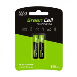 Μπαταρία Επαναφορτιζόμενη Green Cell GR08 800 mAh size AAA HR03 1.2V Τεμ. 2