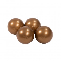 MeowBaby Plastic Balls Platinum Gold (50 pcs) (ZPPGO000) (MEBZPPGO000)