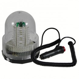 Φάρος Ασφαλείας Security STROBO 100 LED 20W 10-30V IP65 Αδιάβροχος με Μαγνήτη Strobe Πράσινος GloboStar 34234