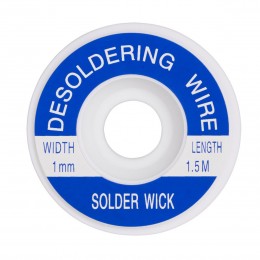 DM-0031-1 . Desoldering wire 1mm 1.5m