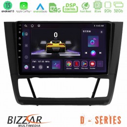 Bizzar d Series bmw 1series E81/e82/e87/e88 (Auto A/c) 8core Android13 2+32gb Navigation Multimedia Tablet 9 u-d-Bm1012