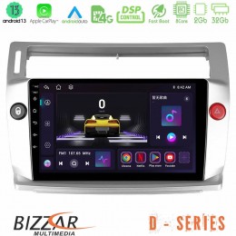 Bizzar d Series Citroen c4 2004-2010 8core Android13 2+32gb Navigation Multimedia Tablet 9 u-d-Ct0812