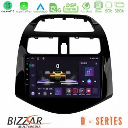 Bizzar d Series Chevrolet Spark 2009-2015 8core Android13 2+32gb Navigation Multimedia Tablet 9 u-d-Cv0683