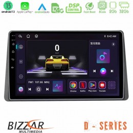 Bizzar d Series Dacia Duster 2019-> 8core Android13 2+32gb Navigation Multimedia Tablet 9 u-d-Dc0628