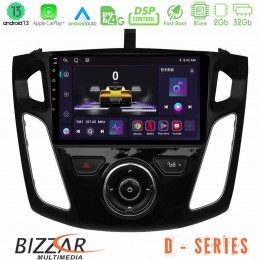 Bizzar d Series Ford Focus 2012-2018 8core Android13 2+32gb Navigation Multimedia Tablet 9 u-d-Fd0044