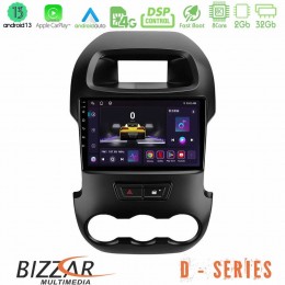 Bizzar d Series Ford Ranger 2012-2016 8core Android13 2+32gb Navigation Multimedia Tablet 9 u-d-Fd0591