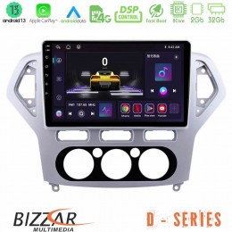 Bizzar d Series Ford Mondeo 2007-2010 Manual a/c 8core Android13 2+32gb Navigation Multimedia Tablet 10 u-d-Fd0919