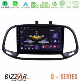 Bizzar d Series Fiat Doblo 2015-2022 8core Android13 2+32gb Navigation Multimedia Tablet 9 u-d-Ft0909