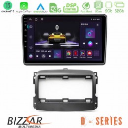 Bizzar d Series Fiat 500l 8core Android13 2+32gb Navigation Multimedia Tablet 10 u-d-Ft410