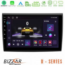 Bizzar d Series Fiat Bravo 8core Android13 2+32gb Navigation Multimedia Tablet 9 u-d-Ft724