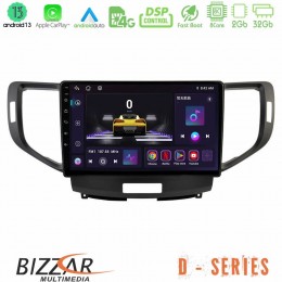 Bizzar d Series Honda Accord 2008-2015 8core Android13 2+32gb Navigation Multimedia Tablet 9 u-d-Hd1013