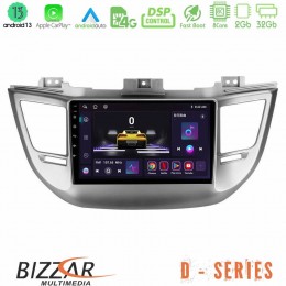 Bizzar d Series Hyundai Tucson 2015-2018 8core Android13 2+32gb Navigation Multimedia Tablet 9 u-d-Hy0068
