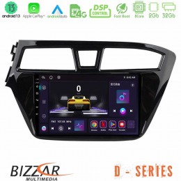 Bizzar d Series Hyundai i20 2014-2018 8core Android13 2+32gb Navigation Multimedia Tablet 9 u-d-Hy1143