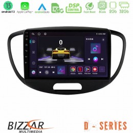 Bizzar d Series Hyundai i10 2008-2014 8core Android13 2+32gb Navigation Multimedia Tablet 9 u-d-Hy0551