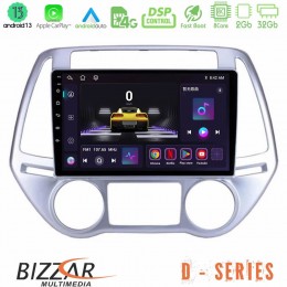 Bizzar d Series Hyundai i20 2012-2014 8core Android13 2+32gb Navigation Multimedia Tablet 9 u-d-Hy0619