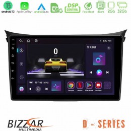 Bizzar d Series Hyundai i30 2012-2017 8core Android13 2+32gb Navigation Multimedia Tablet 9 u-d-Hy0833