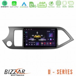 Bizzar d Series kia Picanto 8core Android13 2+32gb Navigation Multimedia Tablet 9 u-d-Ki0611