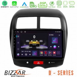 Bizzar d Series Mitsubishi asx 8core Android13 2+32gb Navigation Multimedia Tablet 10 u-d-Mt0075