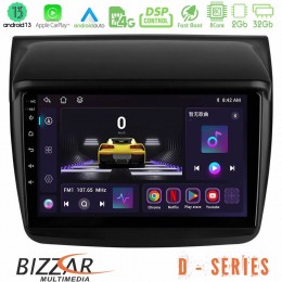 Bizzar d Series Mitsubishi L200 8core Android13 2+32gb Navigation Multimedia Tablet 9 u-d-Mt0314