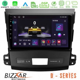 Bizzar d Series Mitsubishi Outlander/citroen c-Crosser/peugeot 4007 8core Android13 2+32gb Navigation Multimedia Tablet 9 u-d-Mt662