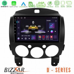 Bizzar d Series Mazda 2 2008-2014 8core Android13 2+32gb Navigation Multimedia Tablet 9 u-d-Mz0667