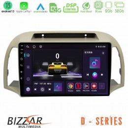 Bizzar d Series Nissan Micra k12 2002-2010 8core Android13 2+32gb Navigation Multimedia Tablet 9 u-d-Ns0012