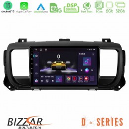 Bizzar d Series Citroen/peugeot/opel/toyota 8core Android13 2+32gb Navigation Multimedia Tablet 9 u-d-Pg0950