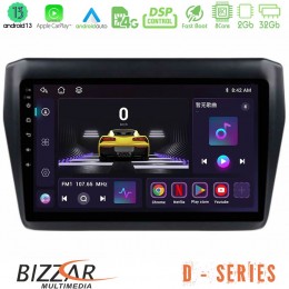Bizzar d Series Suzuki Swift 2017-2023 8core Android13 2+32gb Navigation Multimedia Tablet 9 u-d-Sz0522