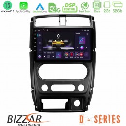 Bizzar d Series Suzuki Jimny 2007-2017 8core Android13 2+32gb Navigation Multimedia Tablet 9 u-d-Sz0874