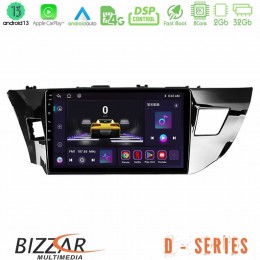Bizzar d Series Toyota Corolla 2014-2016 8core Android13 2+32gb Navigation Multimedia Tablet 9 u-d-Ty0008