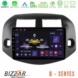 Bizzar d Series Toyota Rav4 2006-2012 8core Android13 2+32gb Navigation Multimedia Tablet 10 u-d-Ty0165