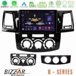 Bizzar d Series Toyota Hilux 2007-2011 8core Android13 2+32gb Navigation Multimedia Tablet 9 u-d-Ty0571
