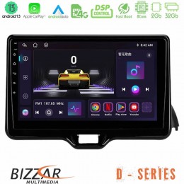 Bizzar d Series Toyota Yaris 2020-&Gt; 8core Android13 2+32gb Navigation Multimedia Tablet 9 u-d-Ty1079